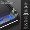 Goplus Gun Safe for 2 Pistols, DOJ Approved Pistol Safe, Biometric Fingerprint Lock & Password & Backup Keys for Quick Access, Auto Open Lid Handgun Safe for Home & Personal view 3