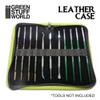 Green Stuff World for Models and Miniatures - Premium Leather Case for Tools and Brushes 1572 view 3