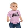 Don't Make Me Call My Grandpa Toddler T Shirts for Grand Baby Boys and Girls 4T Pink view 1