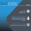 BUILTCOOL Adult Cooling Baseball Hat  Men & Women Moisture Wicking, Mesh Back, Lightweight, Performance Ball Cap for Fishing, Hiking, Kayaking, Golf, One Size, Diva/Black view 4