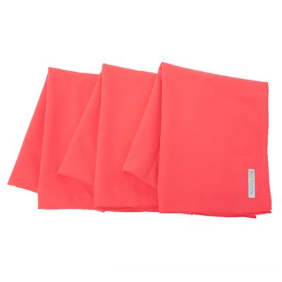 BUILTCOOL Adult Cooling Towel - Men & Women Chilly, Lightweight, Soft, Neck and Face Cooling Towel for Sport, Camping, Hunting, One Size, Diva, 3 Pack