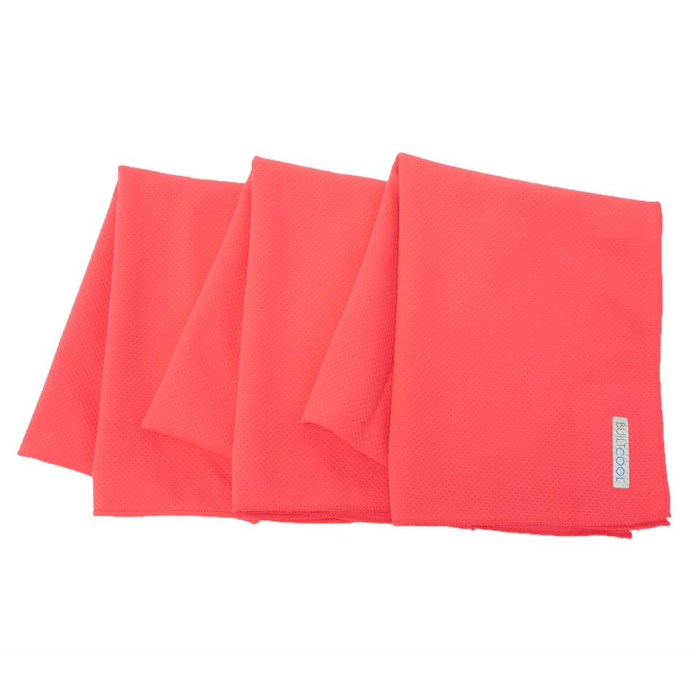 BUILTCOOL Adult Cooling Towel - Men & Women Chilly, Lightweight, Soft, Neck and Face Cooling Towel for Sport, Camping, Hunting, One Size, Diva, 3 Pack