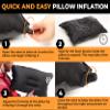 Foxelli Camping Pillow  Inflatable Compact & Portable Compressible Foam Camp Pillow for Travel, Backpacking, Camping, and Hammocks view 4