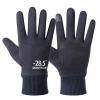 FUFU Gloves Winter Warm Gloves, Anti-Slip Touchscreen Cycling Gloves Thermal Fleece Driving Gloves (Color : Blue) view 1