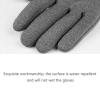FUFU Gloves Cycling Gloves, Running Gloves, Touch Screen, Non-Slip, Waterproof, Windproof, Sports Winter Gloves (Color : Grey) view 3