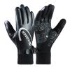 FUFU Gloves Cycling Gloves Winter Bike Gloves for Cold Weather Thermal Touch Screen PU Leather view 1