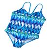 renvena Kids Girls One Piece Printing Bikini Swimwear Swimsuit Romper Sunsuit Summer Bathing Suit Lake_Blue 4 view 4