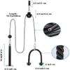 qiuqiu Pull Down Machine Cable Pulley System Arm Blaster Hand Strength Equipment Pulley System Fitness DIY Loading Pin Lifting Triceps Rope Machine Home Gym Sports Accessories view 2