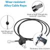 qiuqiu Pull Down Machine Cable Pulley System Arm Blaster Hand Strength Equipment Pulley System Fitness DIY Loading Pin Lifting Triceps Rope Machine Home Gym Sports Accessories view 4