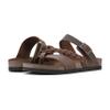 WHITE MOUNTAIN Shoes Hazy Footbed Sandal, Brown/Leather, 11 M view 2