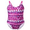 renvena Kids Girls One Piece Printing Bikini Swimwear Swimsuit Romper Sunsuit Summer Bathing Suit Rose_Red 3T view 1