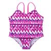 renvena Kids Girls One Piece Printing Bikini Swimwear Swimsuit Romper Sunsuit Summer Bathing Suit Rose_Red 3T view 3
