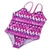 renvena Kids Girls One Piece Printing Bikini Swimwear Swimsuit Romper Sunsuit Summer Bathing Suit Rose_Red 3T view 4