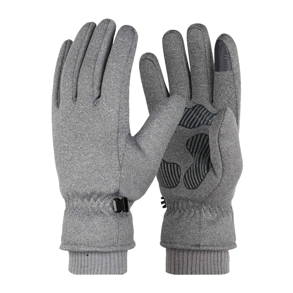 FUFU Gloves Touchscreen Gloves, Lightweight Non-Slip Glove Liners for Running, Cycling, Driving (Color : Grey)