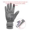 FUFU Gloves Touchscreen Gloves, Lightweight Non-Slip Glove Liners for Running, Cycling, Driving (Color : Grey) view 3