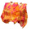 Winged Sirenny 43"(110 cm) Small Youth Worship Praise Fan Flag Streamers, Belly Dance Silk Fan Veil, Set of 2 (Sakura) view 4