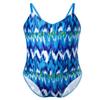 renvena Kids Girls One Piece Printing Bikini Swimwear Swimsuit Romper Sunsuit Summer Bathing Suit Lake_Blue 3T view 1