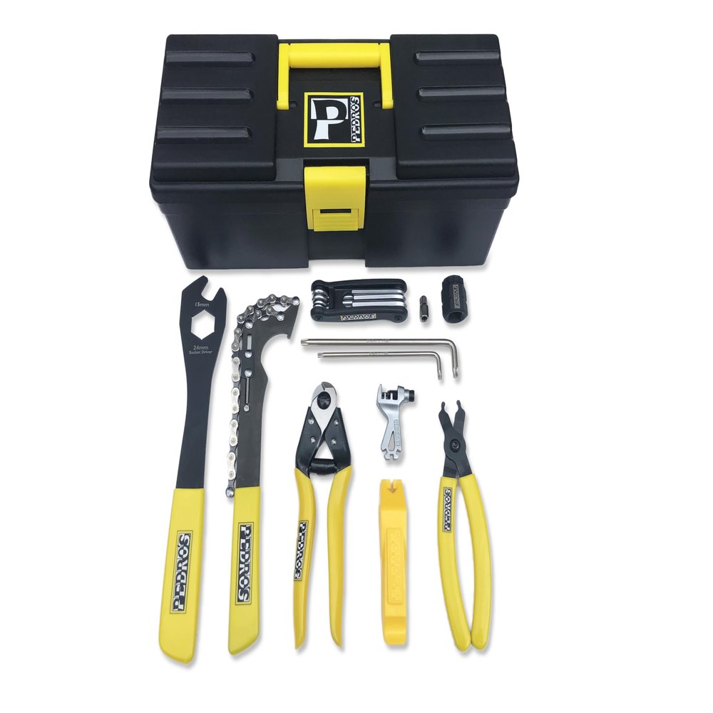 Pedro's Starter Bench Tool Kit Black/Yellow, One Size