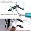 Dr.Fish Complete Fly Tying Kit, Fly Tying Vise, Fly Tying Materials & Tools, Aluminum Rotary Fly Tying Vise Hackle Bobbin Scissors Plies Feather Hareline Fly Hooks Beginner Kit view 3