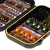 Wifreo Fly Fishing Flies Assortment with Waterproof Fly Box, 64pcs with Dry/Wet/Nymph/Streamer Flies, Trout/Bass/Panfish/Salmon Fishing Flies view 3