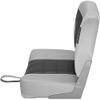 MSC Fishing Folding Boat Seats,One Pair Pack (S104 Light Grey/Dark Grey) view 3