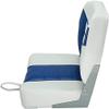 MSC Fishing Folding Boat Seats,One Pair Pack (S104 White/Blue) view 4