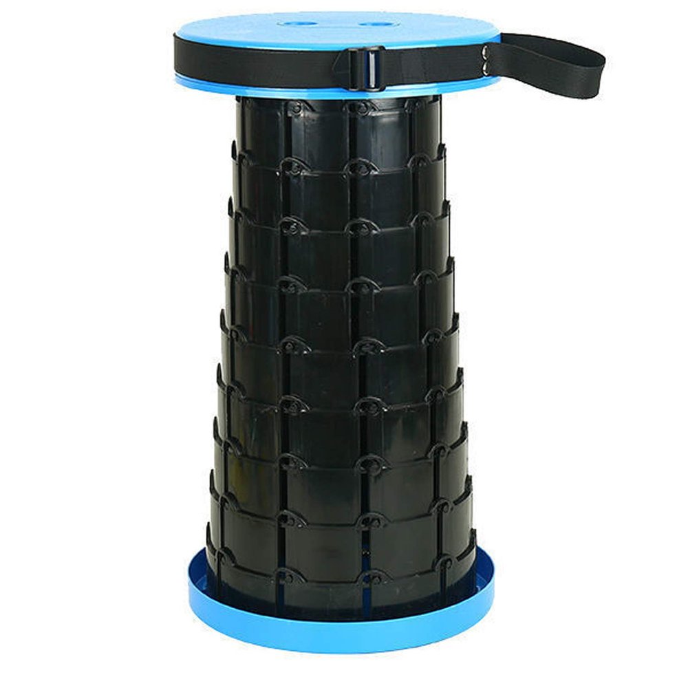 Daoyuan Portable Outdoor Folding Stool,Height-Adjustable Retractable Camping Step Stool,Easy to Carry,Used for Camping/Fishing/Picnic/Barbecue/Other Indoor and Outdoor Chair Seats