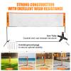 Portable Badminton Net Set, Adjustable Height Tennis Net, Kids Volleyball,Soccer Net Easy Setup Nylon Sports Net with Poles for Backyard, Indoor, Outdoor, Beach (Black/Orange, 10FT) view 3