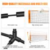Portable Badminton Net Set, Adjustable Height Tennis Net, Kids Volleyball,Soccer Net Easy Setup Nylon Sports Net with Poles for Backyard, Indoor, Outdoor, Beach (Black/Orange, 10FT) view 4