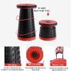 Daoyuan Portable Outdoor Folding Stool,Height-Adjustable Retractable Camping Step Stool,Easy to Carry,Used for Camping/Fishing/Picnic/Barbecue/Other Indoor and Outdoor Chair Seats view 4