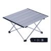 iClimb Ultralight Compact Camping Folding Table with Carry Bag (Silver - S) view 1