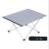 iClimb Ultralight Compact Camping Folding Table with Carry Bag (Silver - L) view 1