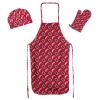 Northwest NCAA Ohio State Buckeyes 3-Piece Apron, Oven Mitt and Chef Hat Set, One Size, Team Colors