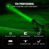 Brinyte T28 LED Zoomable Hunting Light, 3 Color in 1(Red,Green,White) Predator Flashlight with Pressure Switch Mount, IPX6 Waterproof for Hogs Coon Coyote Varmint Hunting view 2