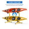 Double Kayak Storage Rack Free Standing Storage for Two Kayak, SUP, Canoe and Paddleboard, Indoor Outdoor or Garage view 3