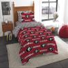 Northwest NCAA Georgia Bulldogs Unisex-Adult Bed in a Bag Set, Twin, Rotary view 1