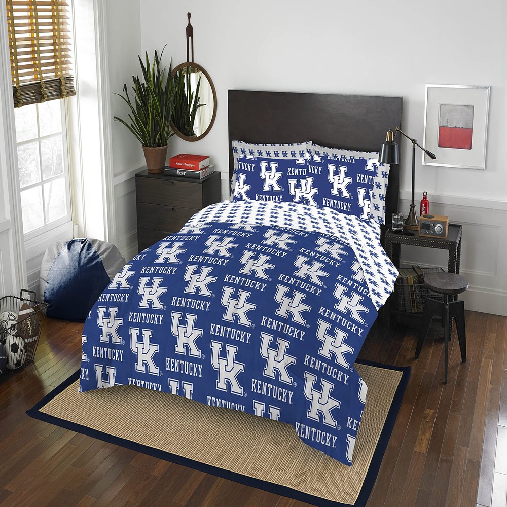 Northwest NCAA Kentucky Wildcats Unisex-Adult Bed in a Bag Set, Twin, Rotary