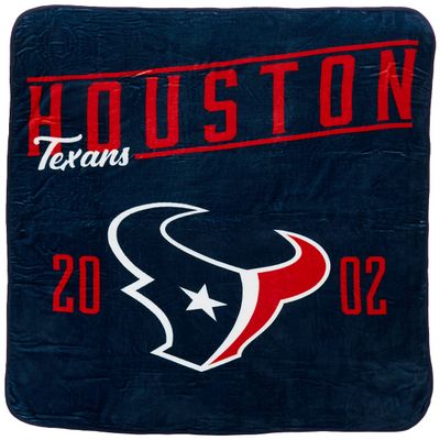Northwest NFL Houston Texans Unisex-Adult Silk Touch Sherpa Throw Blanket, 60" x 70", Motion