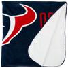 Northwest NFL Houston Texans Unisex-Adult Silk Touch Sherpa Throw Blanket, 60" x 70", Motion view 2
