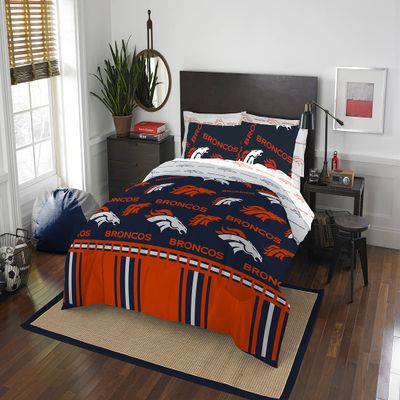 Northwest NFL Denver Broncos Unisex-Adult Bed in a Bag Set, Queen, Rotary