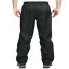 33,000ft Men's Rain Pants, Waterproof Rain Over Pants, Windproof Outdoor Pants for Hiking, Fishing Black view 2