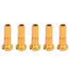 Keenso Spoke Nipples, 100 Pcs Aluminum Alloy Spoke Spoke Nipples Spoke Cover Cycling Accessory(Gold) view 3