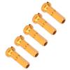 Keenso Spoke Nipples, 100 Pcs Aluminum Alloy Spoke Spoke Nipples Spoke Cover Cycling Accessory(Gold) view 4
