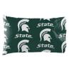 Northwest NCAA Michigan State Spartans Unisex-Adult Bed in a Bag Set, Queen, Rotary view 3