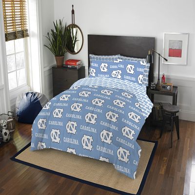 Northwest NCAA North Carolina Tar Heels Unisex-Adult Bed in a Bag Set, Queen, Rotary