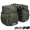 qiuqiu Double Bicycle Pannier Luggage Rack, Waterproof Rear Storage Bag, 50L Cycle Pannier Bag with Reflective Strip-B view 1