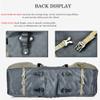 qiuqiu Double Bicycle Pannier Luggage Rack, Waterproof Rear Storage Bag, 50L Cycle Pannier Bag with Reflective Strip-B view 3