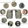 qiuqiu Double Bicycle Pannier Luggage Rack, Waterproof Rear Storage Bag, 50L Cycle Pannier Bag with Reflective Strip-A view 3