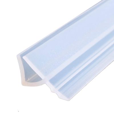 Lankater Shower Screen Seal Strip, for Glass Thickness Seal Door Window Glass Fixture Accessories 8mm