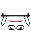 qiuqiu Pilates Bar Set, Pilates Bar with Resistance Band, Elastic Adjustable Resistance Bands Pilates Stick with Foot Loop for Yoga, Stretch, Sculpt,-2 Resistance Bands view 1